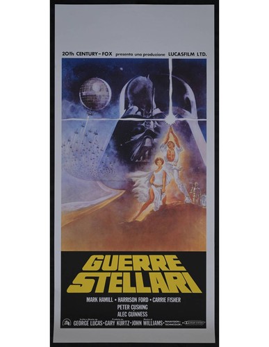 Locandina guerre stellari star - locandina,