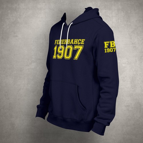 Felpa con cappuccio fenerbahce - felpa,